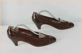 Escarpins BARBARA BOCCACCINI Tout Cuir Marron T 37.5 BE