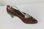 Escarpins BARBARA BOCCACCINI Tout Cuir Marron T 37.5 BE