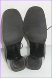 Escarpins à Lacets CLIF Tout Cuir Noir T 35.5 TBE