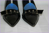 Escarpins JB MARTIN Cuir Verni Noir Petits Talons T 36 BE