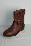 Bottines PARCOURS PARIS Cuir Rigide Bordeaux T 38.5