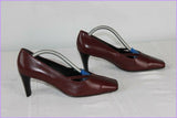 Escarpins BERYL Cuir Bordeaux T 37.5 TTBE