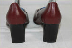 Escarpins BERYL Cuir Bordeaux T 37.5 TTBE