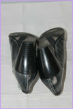 Escarpins REQINS Cuir Gris Foncé Nuancé T 38 TBE