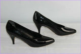 Escarpins BERYL Cuir Verni Noir T 40 TBE