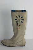 Mi Bottes Souples SAN MARINA Daim Peau Ivoire T 37 BE