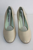 Escarpins LUCIANO BARACHINI Tout Cuir Ivoire T 39 TBE
