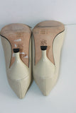 Escarpins LUCIANO BARACHINI Tout Cuir Ivoire T 39 TBE