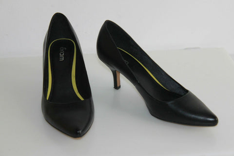 Escarpins ERAM Cuir Noir T 41 TBE