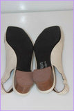 Escarpins JB MARTIN Cuir Blanc Cassé T 35 TBE