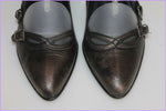 Escarpins SAN MARINA Cuir Gris Anthracite T 36 TBE