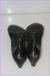 Escarpins SAN MARINA Cuir Gris Anthracite T 36 TBE