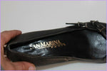 Escarpins SAN MARINA Cuir Gris Anthracite T 36 TBE