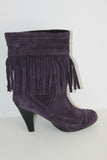 LES TROPEZIENNES Bottines Boos Daim Violet T 39 TBE