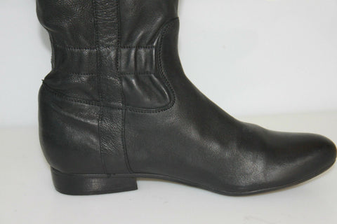 HEYRAUD Bottes  Cuir Plissé Souple Chevilles Elastiquées T 38 TBE