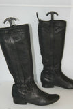 HEYRAUD Bottes  Cuir Plissé Souple Chevilles Elastiquées T 38 TBE