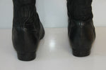 HEYRAUD Bottes  Cuir Plissé Souple Chevilles Elastiquées T 38 TBE