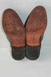 VINTAGE Derby ANDRE Tout Cuir Noir T 41 TBE