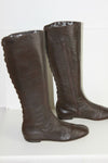 Bottes ELIZABETH STUART Tout Cuir Marron T 37.5 BE