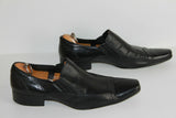ALBERTO DONATONE Shoes Men Leather Black Made In Italy T 42 TBE