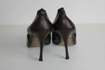 Escarpins Pointus OSMOSE Cuir Marron bronze Talons Aiguilles T 35 BE