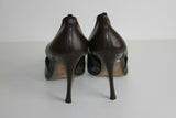 Escarpins Pointus OSMOSE Cuir Marron bronze Talons Aiguilles T 35 BE