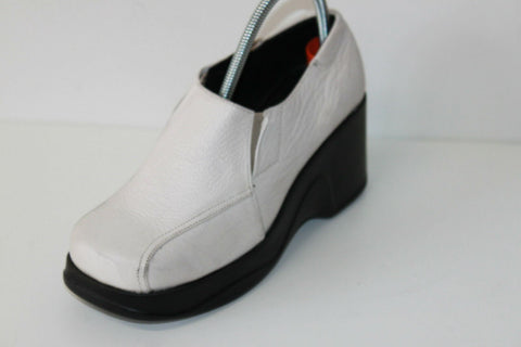 CHARLES & KEITH Derby  Compensés Cuir Blanc T 33 TBE
