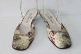 Escarpins Mules JB MARTIN Toile Imprimée T 38.5 TTBE