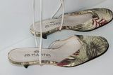 Escarpins Mules JB MARTIN Toile Imprimée T 38.5 TTBE