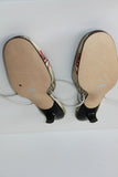 Escarpins Mules JB MARTIN Toile Imprimée T 38.5 TTBE