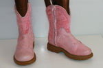 Bottines DIESEL Cuir et Fourrure Synthétique Rose T 35 BE