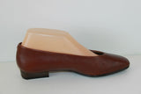 Escarpins DANIELA Boutique Cuir Marron façon Lézard Marron T 37.5 TTBE