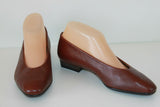 Escarpins DANIELA Boutique Cuir Marron façon Lézard Marron T 37.5 TTBE