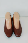 Escarpins DANIELA Boutique Cuir Marron façon Lézard Marron T 37.5 TTBE