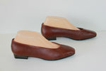 Escarpins DANIELA Boutique Cuir Marron façon Lézard Marron T 37.5 TTBE