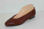 Escarpins DANIELA Boutique Cuir Marron façon Lézard Marron T 37.5 TTBE