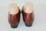 Escarpins DANIELA Boutique Cuir Marron façon Lézard Marron T 37.5 TTBE
