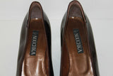 VINTAGE Escarpins NOUCHKA Tout Cuir Verni Prune T 37 IT / T 38 FR  TTBE