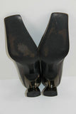 VINTAGE Escarpins NOUCHKA Tout Cuir Verni Prune T 37 IT / T 38 FR  TTBE