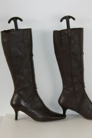CAPRISSIO Bottes  Paris  Cuir Marron Foncé  T 37 TBE