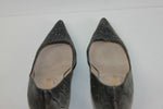 Escarpins ELEGANCE PARIS Tout Cuir Gris Petits Talons T 36 TBE