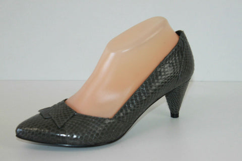 Escarpins MINELLI Cuir Gris T 38 ETAT NEUF