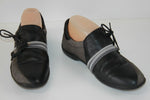 KICKERS Derby Cuir Gris et Noir à Sangles T 37 TBE