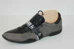 KICKERS Derby Cuir Gris et Noir à Sangles T 37 TBE