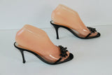Escarpins Sandales AZUREE CANNES Tout Cuir T 4.5 US / T 35.5  TBE