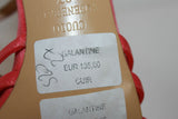 Escarpins GLORIA BELLI Cuir et Tissu Rose T 37 TBE