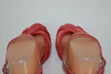 Escarpins GLORIA BELLI Cuir et Tissu Rose T 37 TBE