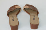 Escarpins Mules MIA LULU Tout cuir Marron Bicolore T 37 BE