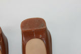 Escarpins Mules MIA LULU Tout cuir Marron Bicolore T 37 BE