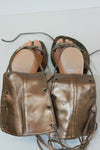 Spartiates SAINT GALANT Simili Cuir Bronze Très Origininales T 41 TBE